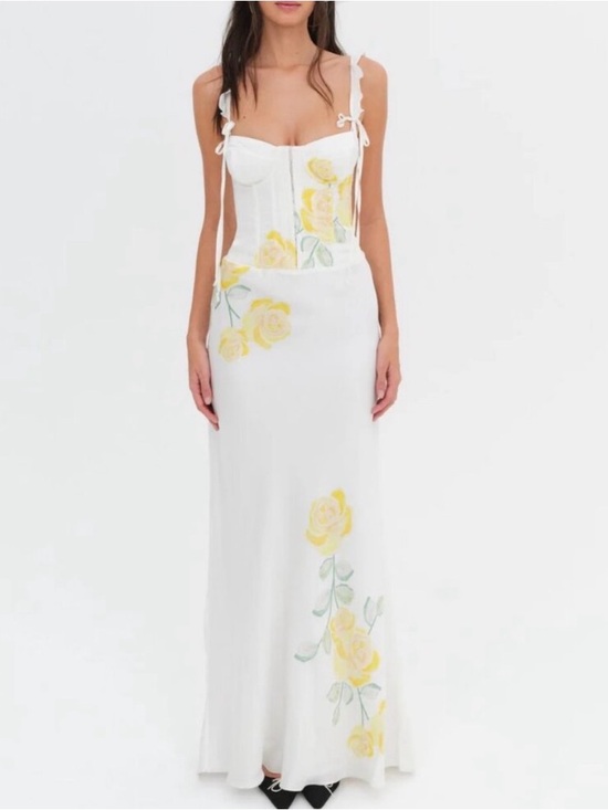 For Love And Lemons Dresses & Skirts - For Love and Lemons Millie Corset Maxi Dress Size Large